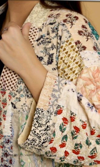 Artisan Patchwork Cotton Bathrobe