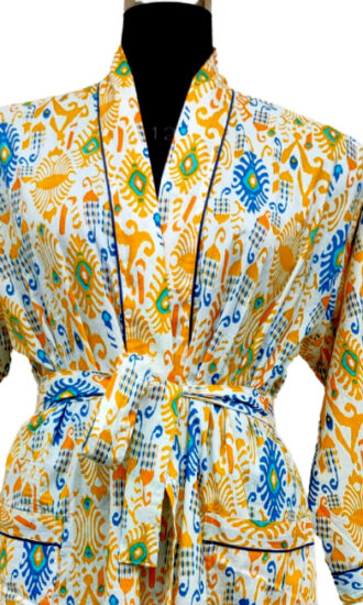 Cotton Kimono Robes - Kimono Dressing Gown Beautiful Cotton Kimono Robe Dressing Gown,100% Cotton Kimono Robe Dress Robes for Women
