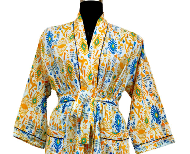 Cotton Kimono Robes - Kimono Dressing Gown Beautiful Cotton Kimono Robe Dressing Gown,100% Cotton Kimono Robe Dress Robes for Women